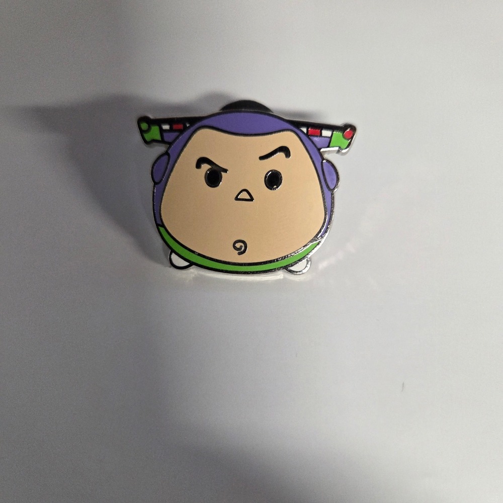 Disney Pin Toy Story Buzz Lightyear Tsum Tsum Unisex OS Purple Green Enamel
